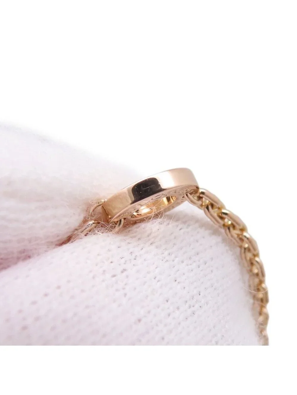 Bvlgari Necklace Serpenti Viper Onyx Diamond 18k Pink Gold Pendant